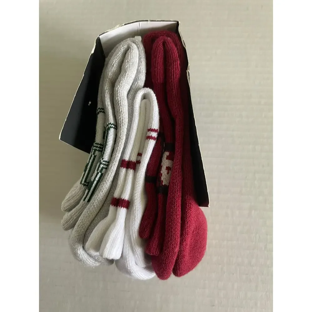 Kids Under Armour permformance tech 3 pack mid crew socks size S NEW
